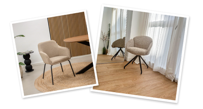 Beige Esszimmerstühle