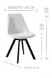 Kick schalenstuhl Soof - Rosa