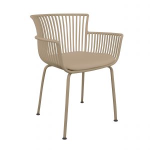 Kick Gartenstuhl Otis - Weiss - Beige