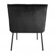 Kick Sessel Velvet Lola – Anthrazit