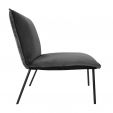 Kick Sessel Velvet Lola – Anthrazit