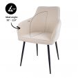 Kick Esszimmerstuhl Maud - Beige