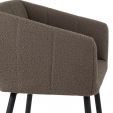 Kick Esszimmerstuhl Liv Bouclé - Braun