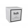 Kick Schalenstuhl Velvet - kaffee - Kaffeebraun