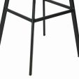 Kick Barhocker Finn Hoch - Velvet - Dunkelblau