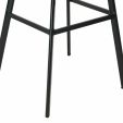 Kick Barhocker Finn Hoch - Velvet - Champagner