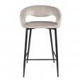 Kick Barhocker Lenn - Velvet - Champagner