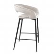 Kick Barhocker Lenn - Velvet - Champagner