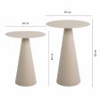 Kick Beistelltisch Vic large - Beige