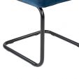 Kick Rohrgestellstuhl Ivy - Dunkelblau