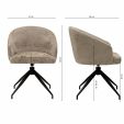 Kick Drehstuhl Merle - Beige