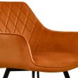 Kick Esszimmerstuhl Karl Velvet - Orange