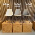 Kick Schalenstuhl Velvet - Champagner - Champagner