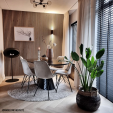 Kick Schalenstuhl Velvet - Champagner - Champagner