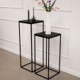Kick Pflanzensäule Dana - 80cm - Schwarz