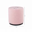 Kick Pouffe Teddy - Rosa