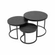 Kick Couchtischset Dana - Schwarz