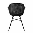 Kick Gartenstuhl Indy Schwarz - Schwarz