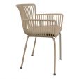 Kick Gartenstuhl Otis - Weiss - Beige
