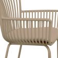 Kick Gartenstuhl Otis - Weiss - Beige