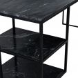 Kick Schreibtisch Marble - Schwarz