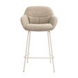 Kick Barhocker Nolan - Taupe