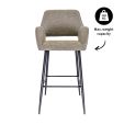 Kick Barhocker Yoni - Taupe