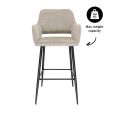 Kick Barhocker Youri - Taupe