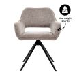 Kick Drehstuhl Miyo - Taupe