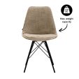 Kick Esszimmerstuhl Bren - Beige