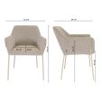 Kick Esszimmerstuhl Mila - Beige