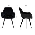 Kick Esszimmerstuhl Monza - Schwarz