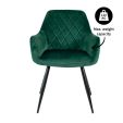 Kick Esszimmerstuhl Monza - Dunkelgrün