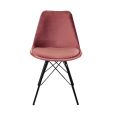 Kick Schalenstuhl Velvet - Rosa - Rosa
