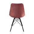 Kick Schalenstuhl Velvet - Rosa - Rosa