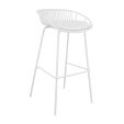 Kick Garden Barhocker Rio - Weiß