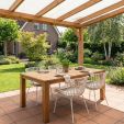 4er Set Kick Gartenstuhl Lot - Weiß