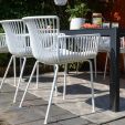 Kick Gartenstuhl Otis - Weiss - Beige