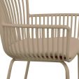 Kick Gartenstuhl Otis - Weiss - Beige