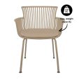 Kick Gartenstuhl Otis - Weiss - Beige