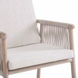 6er Set Kick Gartenstuhl Sia - Beige