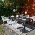 4er Set Kick Gartenstuhl Otis - Weiss - Weiß