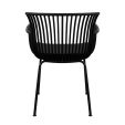 4er Set Kick Gartenstuhl Otis - Schwarz