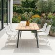 4-er Satz Kick Gartenstuhl Sol - Weiss - Weiß