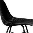 4-er Satz Kick Gartenstuhl Sol - Schwarz