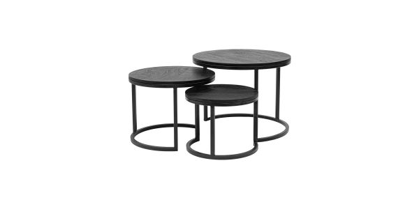Kick Couchtischset Dana - Schwarz