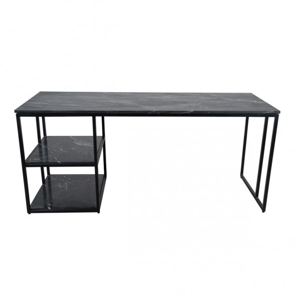 Kick Schreibtisch Marble - Schwarz