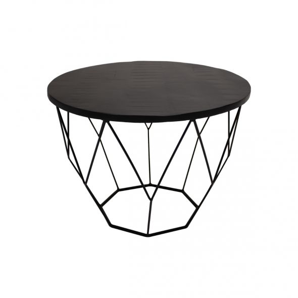 Kick Couchtisch Vico - 60 cm - Schwarz