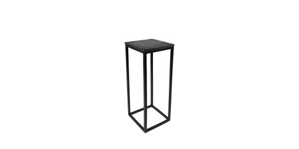 Kick Pflanzensäule ERIN Niedrig - Schwarz - Schwarz