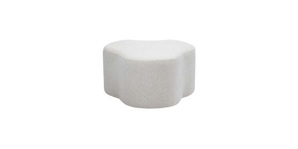 Kick Pouffe Lois - Weiß